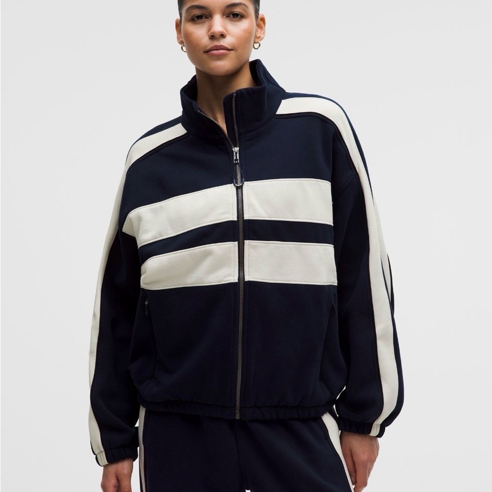NWT Lululemon Steady State Full Zip Jacket in Stripe